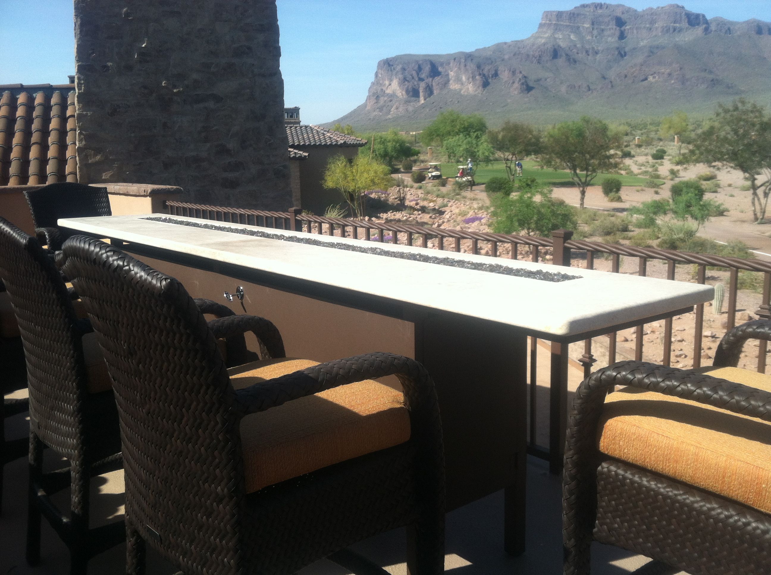 Custom Fire Pit Tables Arizona Backyard Custom