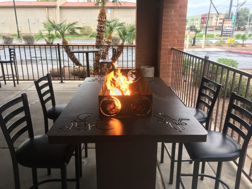 Custom Propane Fire Pit Tables Arizona Backyard Custom
